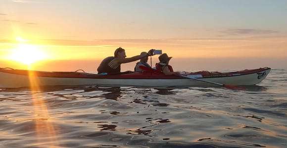 Marciana Marina : Excursion nocturne en kayak de mer avec arrêt baignade