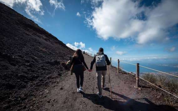 Desde Sorrento: Pompeya y el Vesubio Tour guiado con almuerzo
