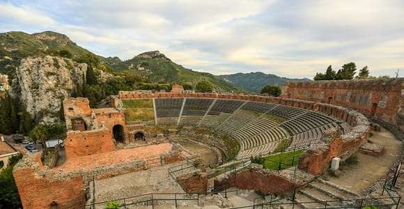 Taormina: Teatro Antigo Ingresso sem fila e guia de áudio