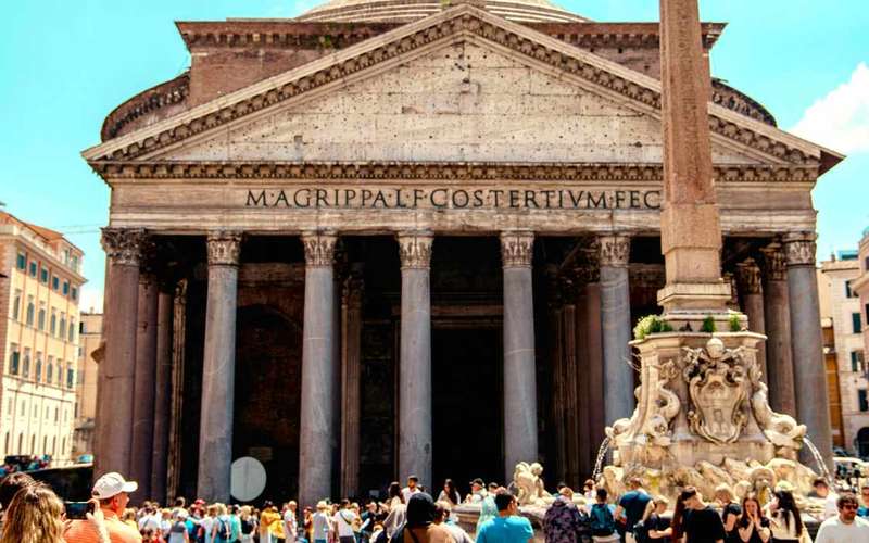 Pantheon-belépőjegyek digitális hangos idegenvezetővel Rómában