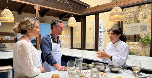 Palermo: Clase de Elaboración de Pasta y Gelato con Cena y Vino