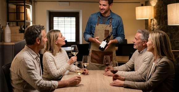 Weinprobe mit Wurstwaren und Käse in Cortona