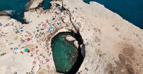 Circuit en van sur la côte adriatique de Roca à Otranto