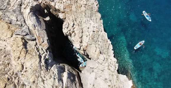 Capo d'Enfola: Guidad SUP-tur + solnedgång