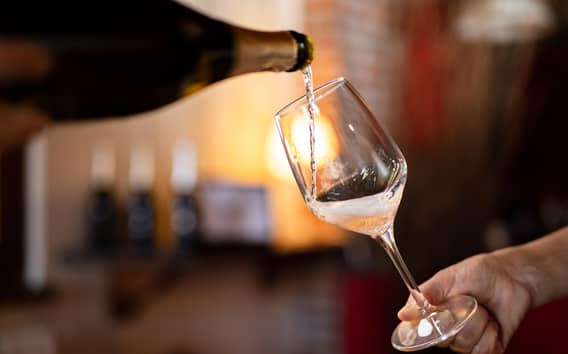 Cata de vinos rosados en una bodega de Oltrepò Pavese