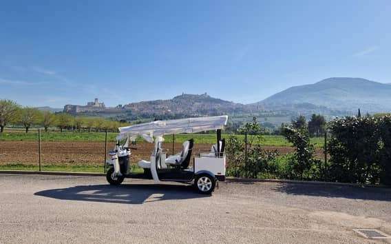 Elektro-Tuk-Tuk Tour Assisi mit Audioguide und Panorama