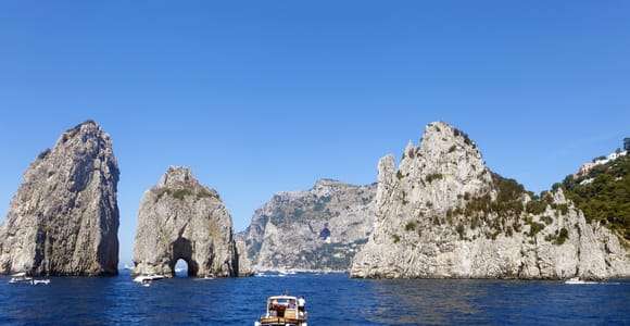 Da Napoli: Tour panoramico in barca del Golfo di Napoli e di Capri