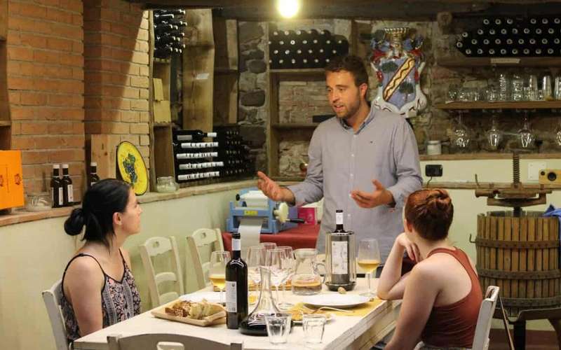 From Pisa: Tuscan Wine Tour by Van to Two Wineries