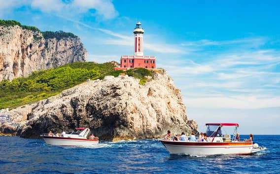 Desde Sorrento: Excursión de un día en barco a la isla de Capri