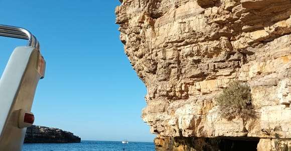 Polignano a Mare: Rondvaart door de grotten met aperitief