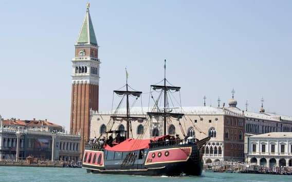 Venecia: Visita a la Laguna Veneciana y Cena en el Galeón
