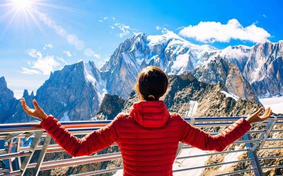 Skyway Monte Bianco até Punta Helbronner e almoço