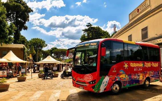 Nápoles: Autobús de ida y vuelta a Pompeya