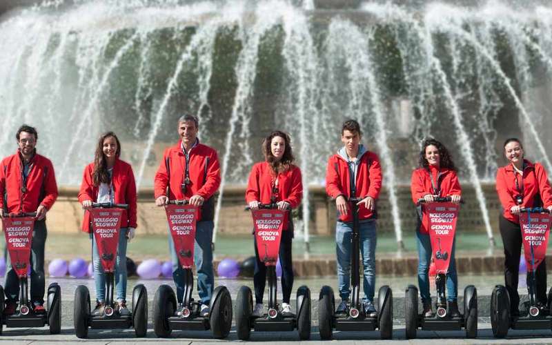Genovai Segway-túra a középkori óvárosban