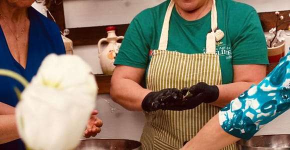 Aula de culinária numa casa histórica no coração de Brindisi
