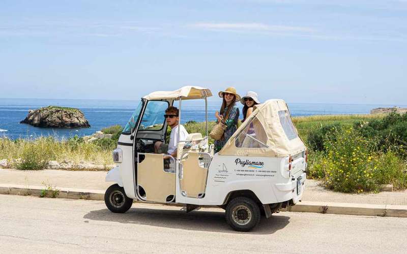 Polignano a Mare: tuk-tukos városnézés a tengerparton