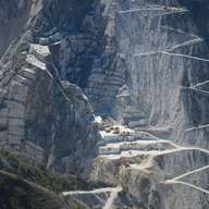 Canteras de mármol de Carrara en jeep y lardo de Colonnata