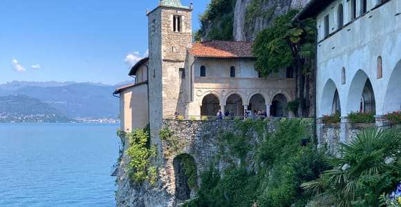Lago Maggiore: Biljett till Santa Caterina del Sasso Hermitage