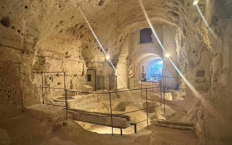 Matera sassi földalatti túra: ciszternák és pince