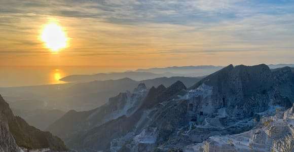 Tour durch die Steinbrüche des weißen Carrara-Marmors, 4X4-Erlebnis