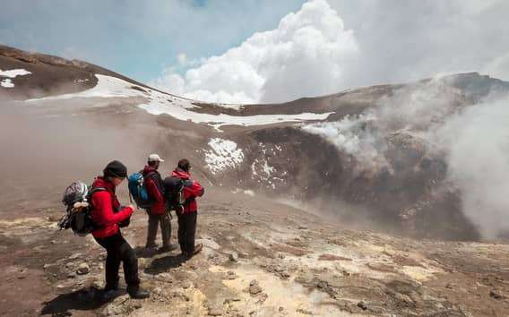 Ätna: Halbtägige geführte Tour und Wanderung