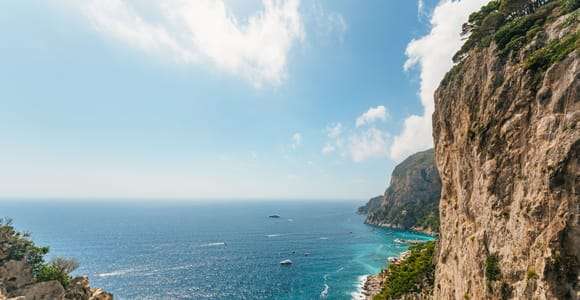 Desde Nápoles: Tour en barco por el Golfo de Nápoles y Capri