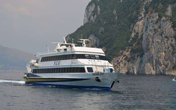 Salerno: Amalfi, Capri, Positano Full-Day Ferry