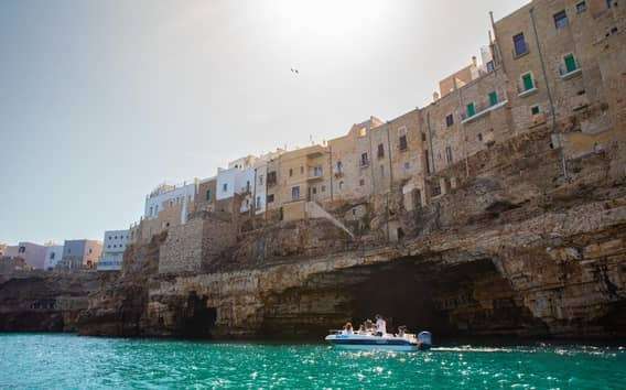 Bootstour ab Polignano a Mare mit Prosecco und Taralli