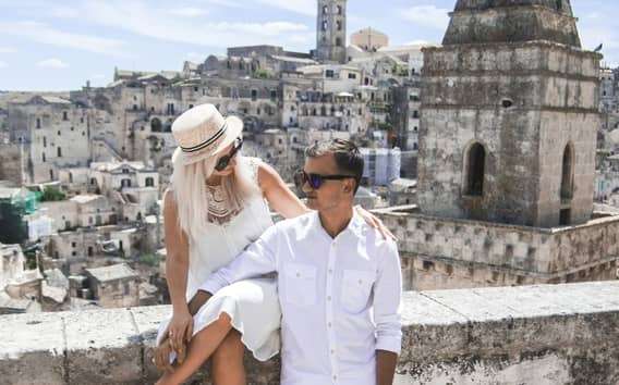 Fotoshoot in Matera met lokale fotograaf en fotowandeling
