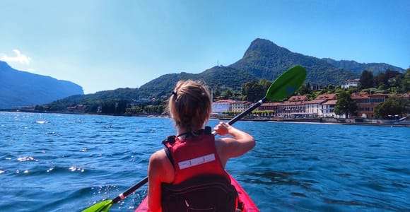 Valmadrera LC: Kajakverleih am Comer See mit Aperitif