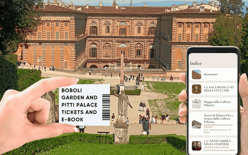 Firenze: Pitti-palota és Boboli-kert belépőjegy és e-könyv