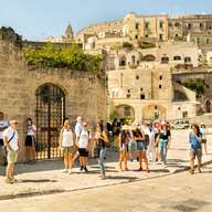 Sassi di Matera-túra barlanglakással és sziklatemplommal