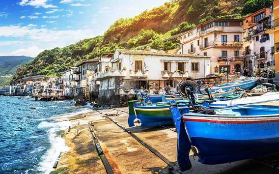 Rondleiding Scilla: Chianalea, Castello Ruffo en de mythe