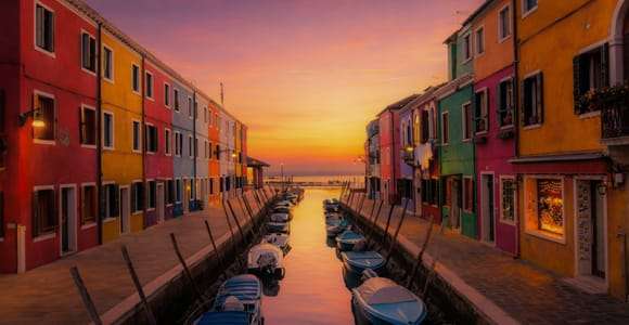 Excursión en barco: islas de Murano, Torcello y Burano