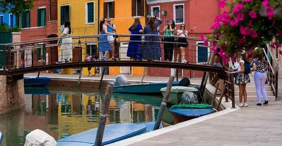 Venedig: Murano, Burano, Torcello och glasbrukstur