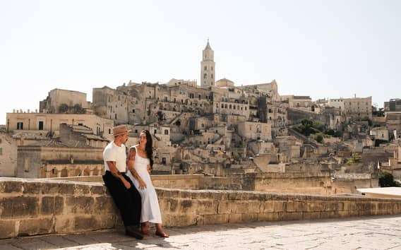 Fotoshoot in Matera: natuurlijke foto's in de steegjes