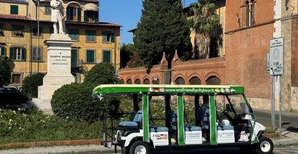 Pise : au-delà de la Tour Circuit en voiturette de golf aller-retour