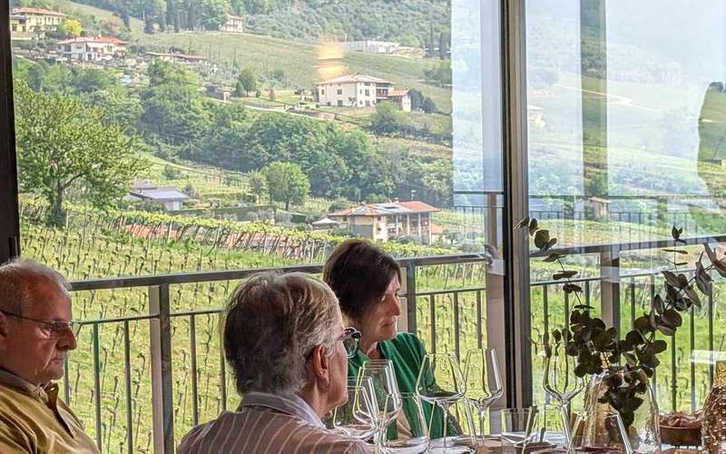 Degustace vín v rodinném vinařství v Grumello del Monte