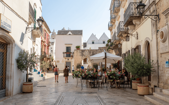 Wycieczka do Polignano, Ostuni i Locorotondo w Dolinie Itrii