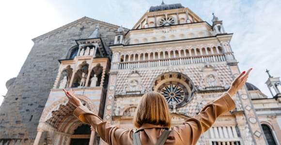 Bergamo: Private Upper Town Walking Tour mit Guide