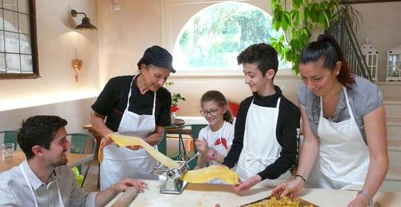 Verona: Tortellini-matlagningskurs och lunch med Mamma Ivana