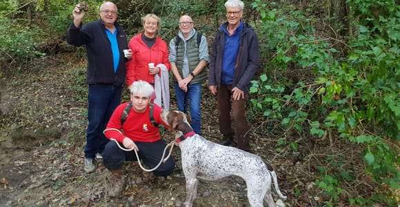Chasse à la truffe avec un guide