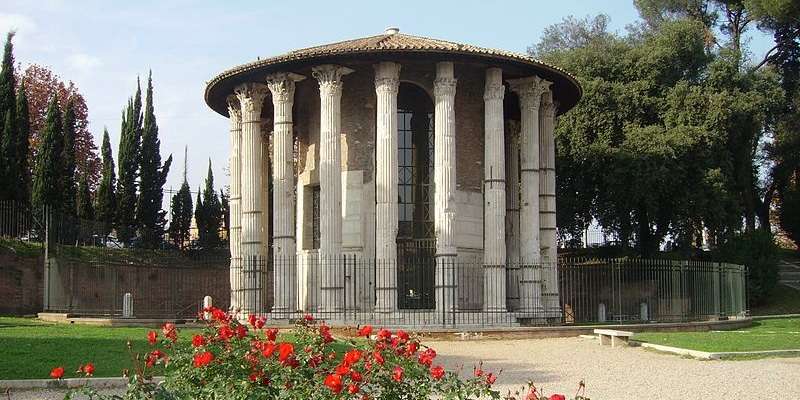 Templo Redondo (Templo de Hércules Vitorioso) no Fórum Boário