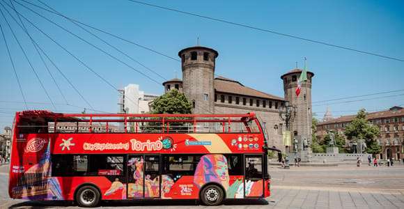 Turin: Hop-on Hop-off busstur med 24- eller 48-timmarsbiljett