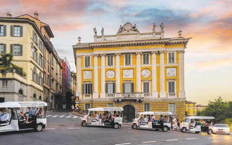 Privát tuk-tuk-túra Bergamo Felsővárosában és a velencei falak mentén