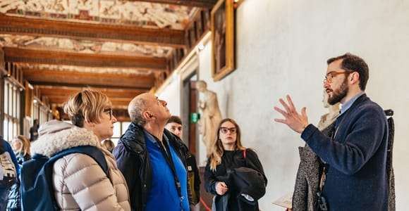 Florens: Hoppa över kön Uffizi tur i liten grupp