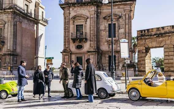 Palermo: Passeio turístico Vintage Fiat 500