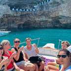 Speedboot naar de grotten van Polignano a Mare