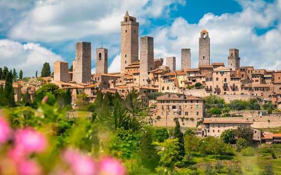 Z Livorno: San Gimignano z lunchem i degustacją