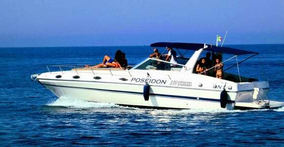 Santa Maria di Leuca: boat tour, caves, swim stop and aperitifs.